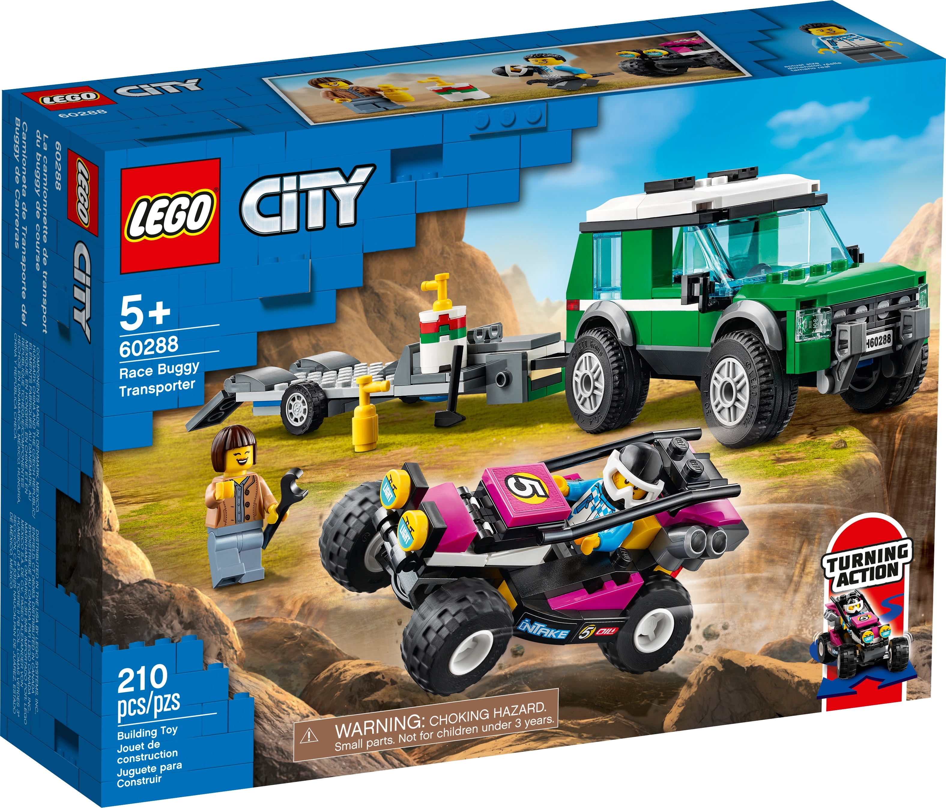 LEGO 60288 Race Buggy Transporter 越野運輸車 (City)