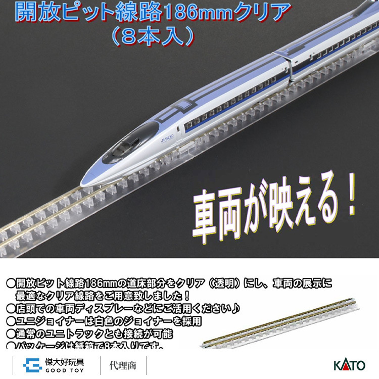 KATO クリアレール 8本×4箱 20-016-A カトー 20-016 開放ピット