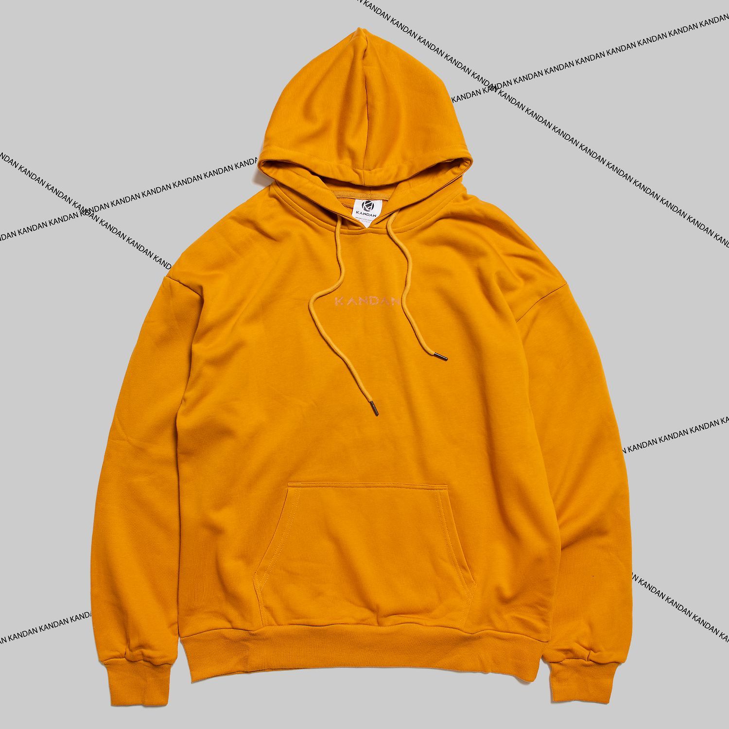 KID ® KANDAN系列 連帽T 黃褐