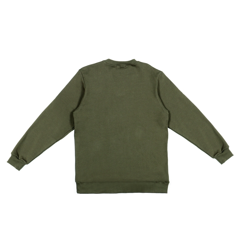 純棉文字衛衣- 綠