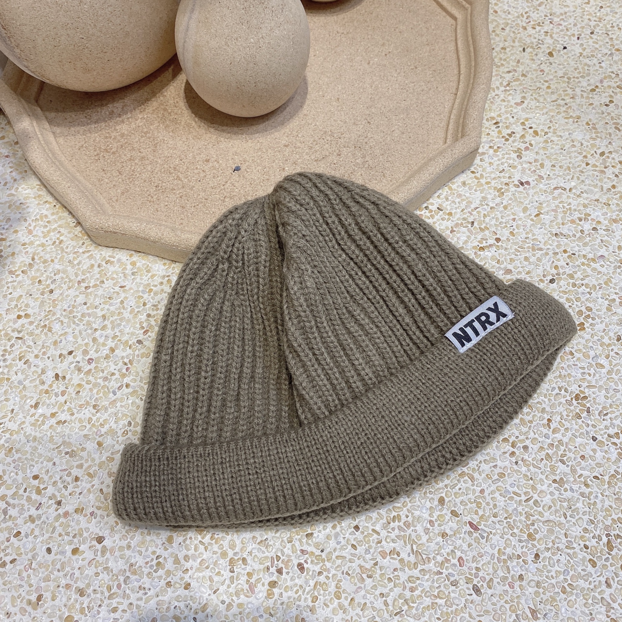 韓版Ntrx反折針織毛線帽/六色