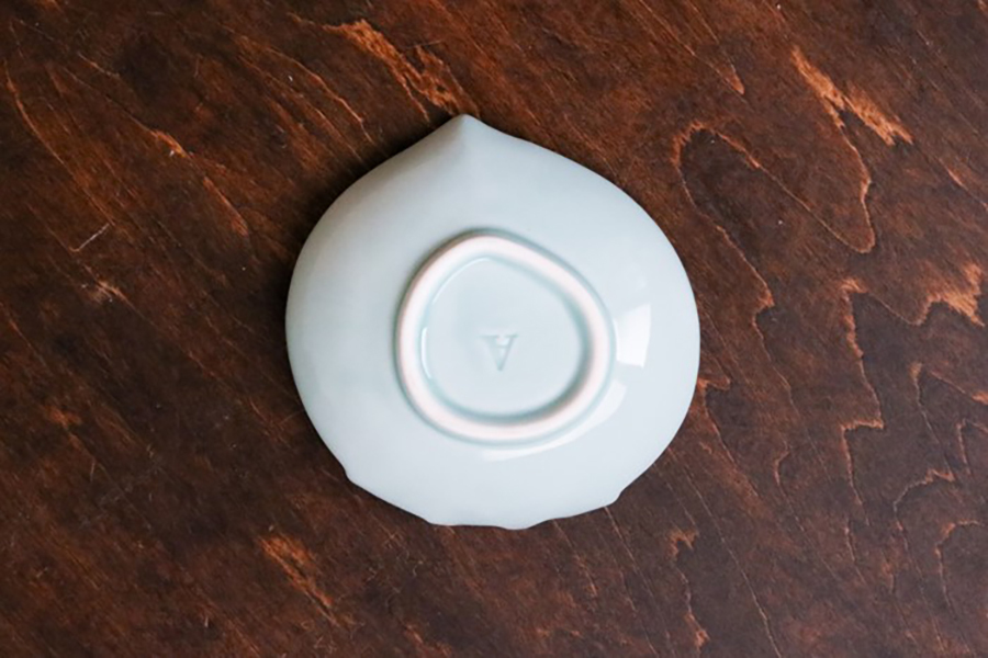 amabro-MAME 水玉桃型皿