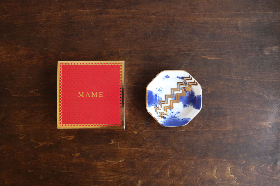 amabro-MAME 蝶薄文八角皿