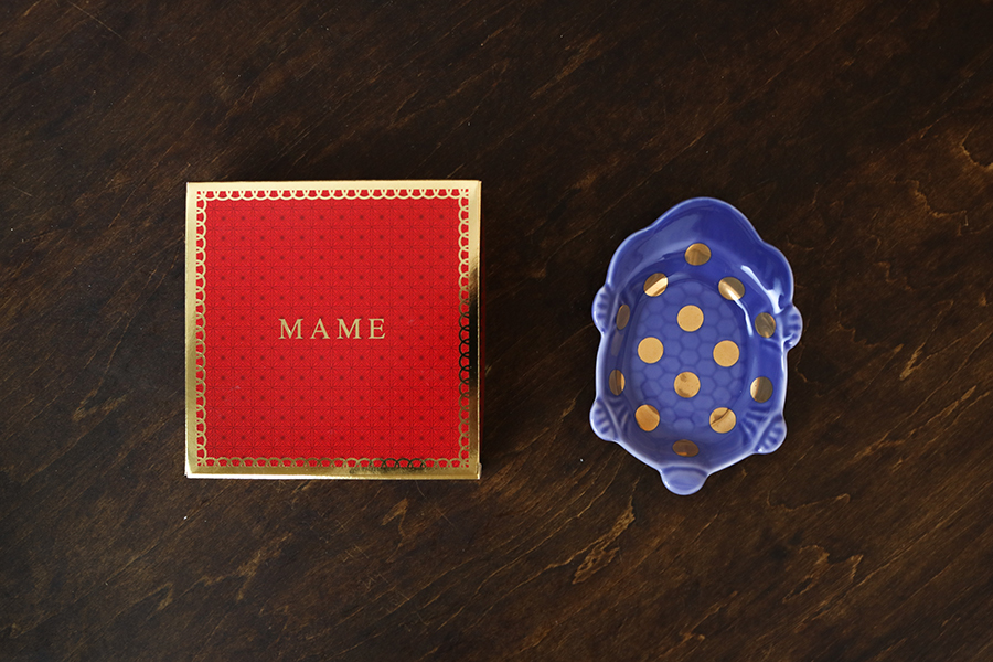 amabro-MAME 瑠璃釉烏龜形皿