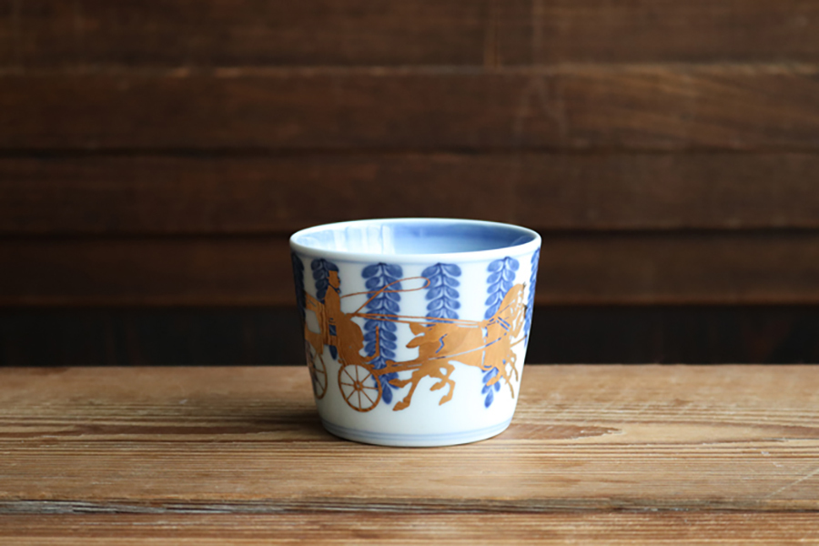 amabro-CHOKU 豬口杯/藤花與馬車