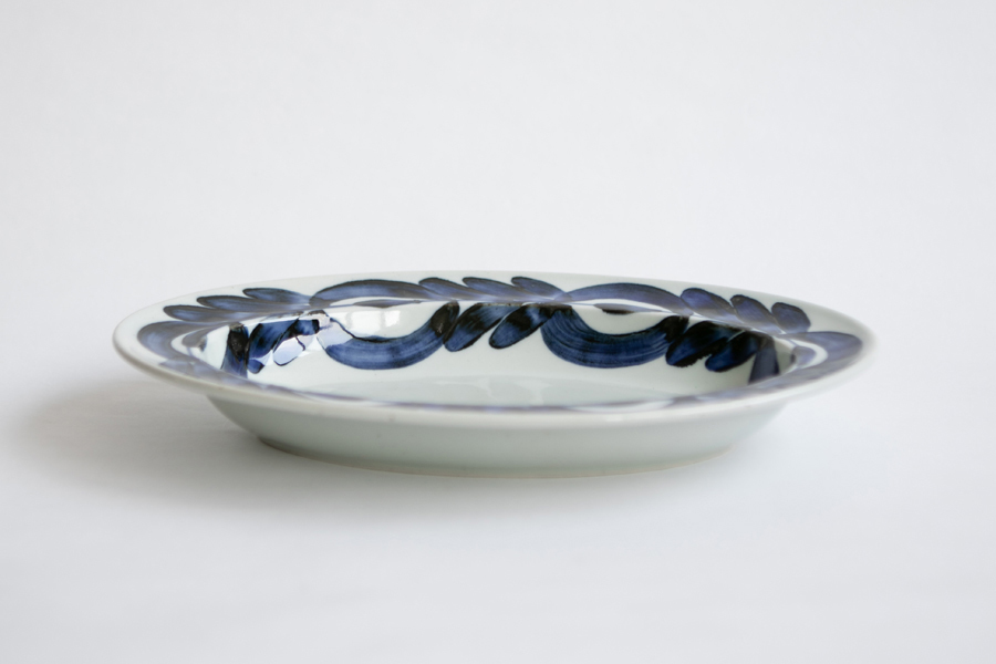 amabro-DAYS OF KURAWANKA OVAL PLATE / 迴花