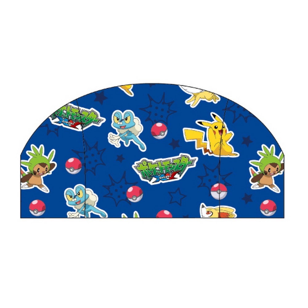 日本製 Swans x Pokemon 游泳網帽（小童用）