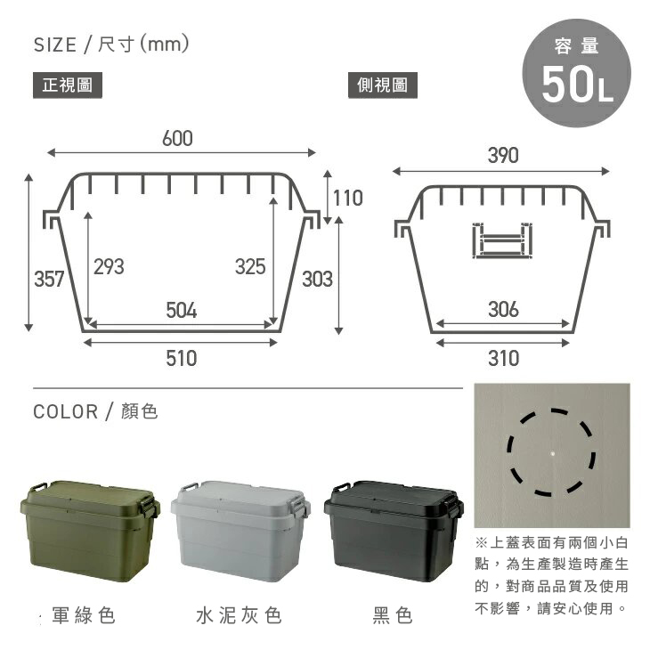 RISU|TRUNK CARGO-2.0 收納箱 50L