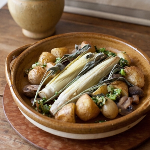 4th-market-cacerola 烤盤鍋(不含蓋) ／深棕色