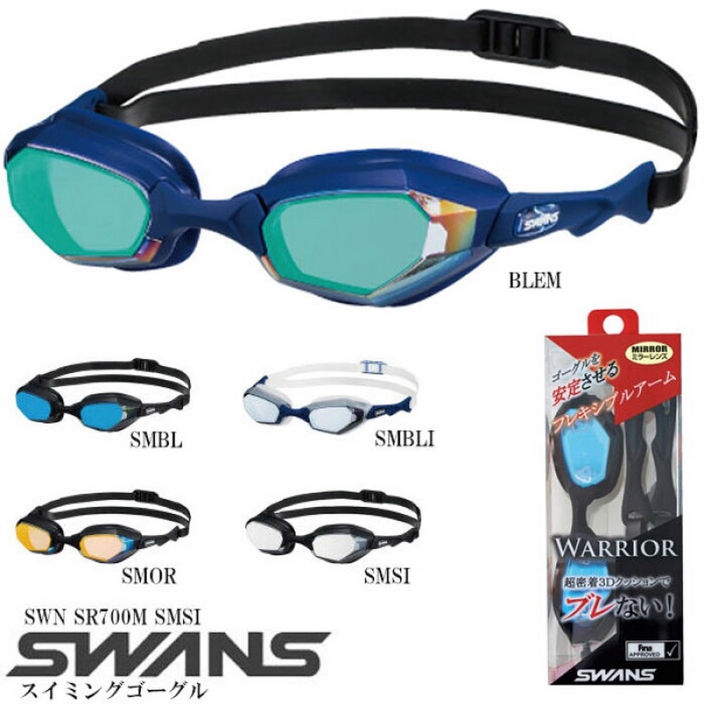 日本製 Swans SR-700M 競賽泳鏡