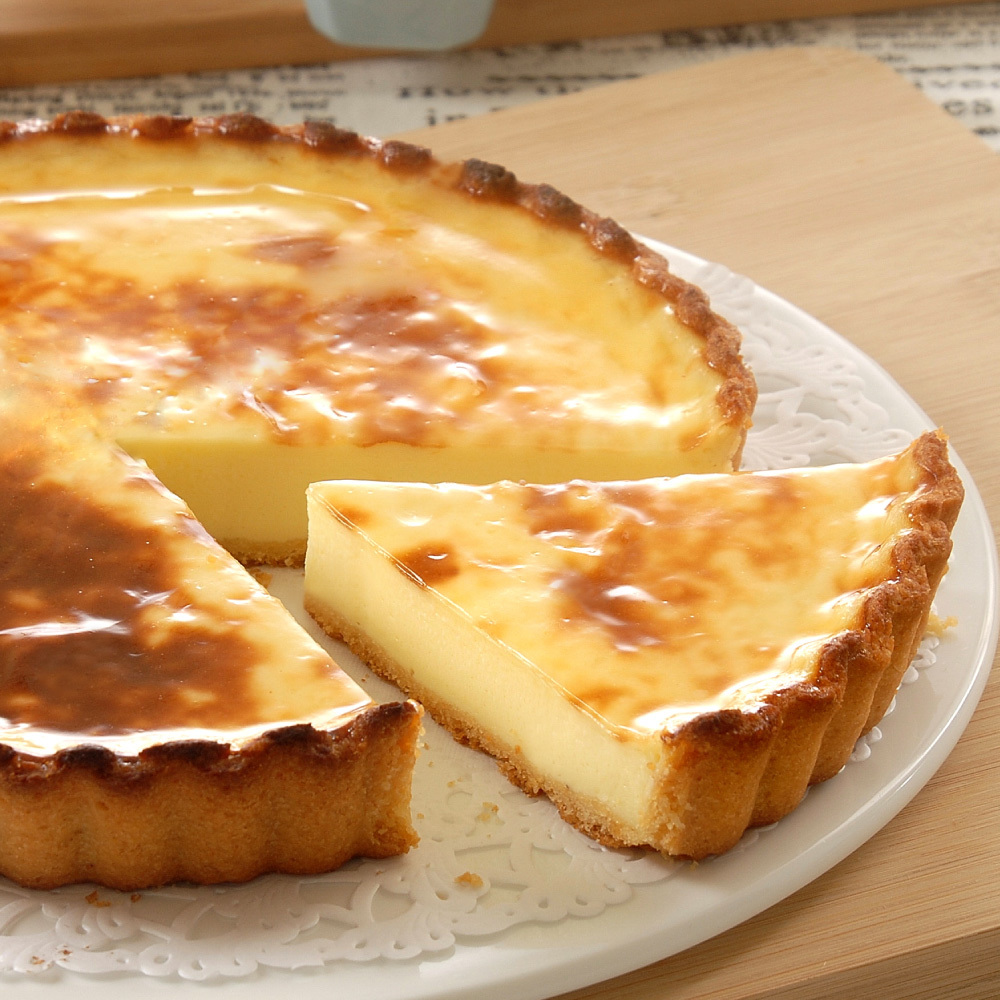 亞尼克派塔-烤布丁起司派/6吋