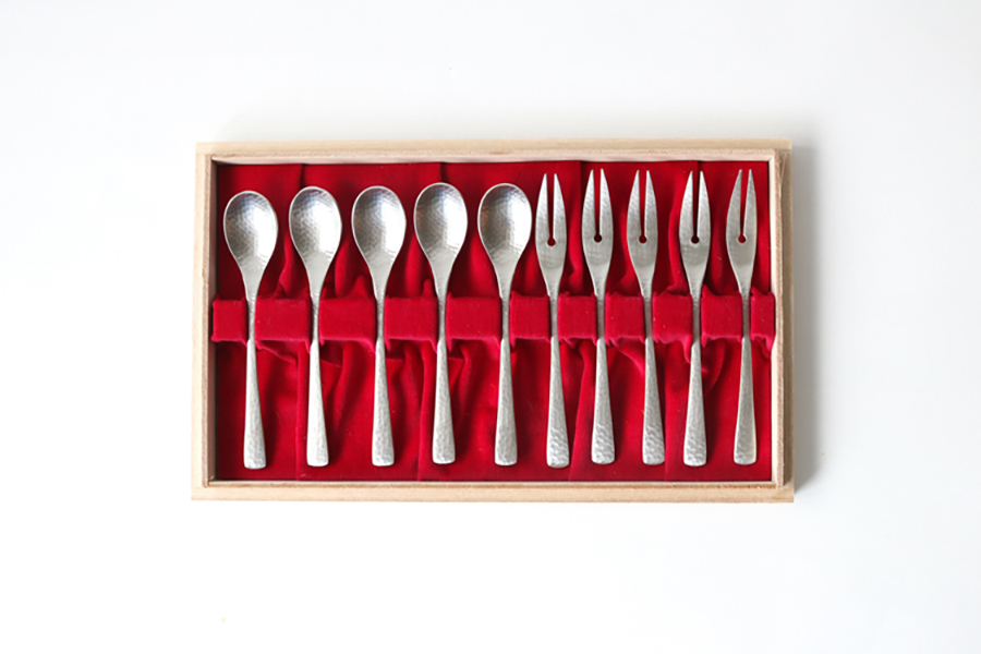 凜-和味咖啡匙小叉木盒組10PCS