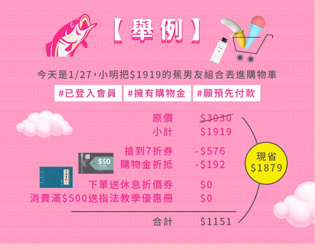 蕉男友組合折超多超划算