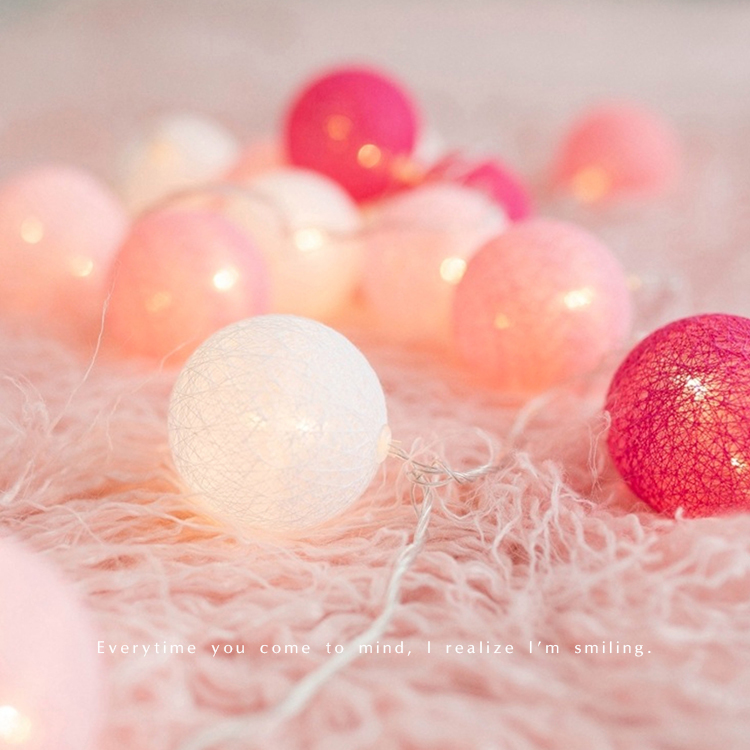 燈飾系列丨棉線球燈串(3米20燈)