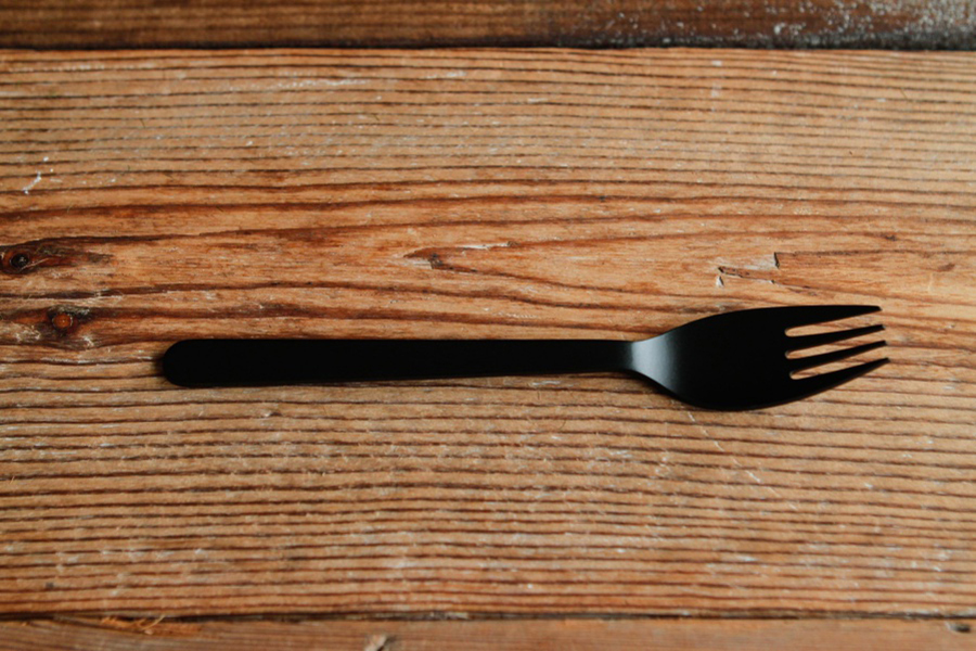 AIZAWA相澤工房-不鏽鋼W&B餐叉/黑