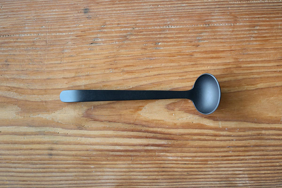 AIZAWA相澤工房-不鏽鋼W&B糖匙/黑