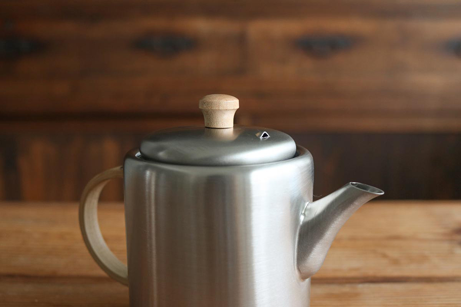 AIZAWA相澤工房-不鏽鋼BP直筒茶壺/側邊把手