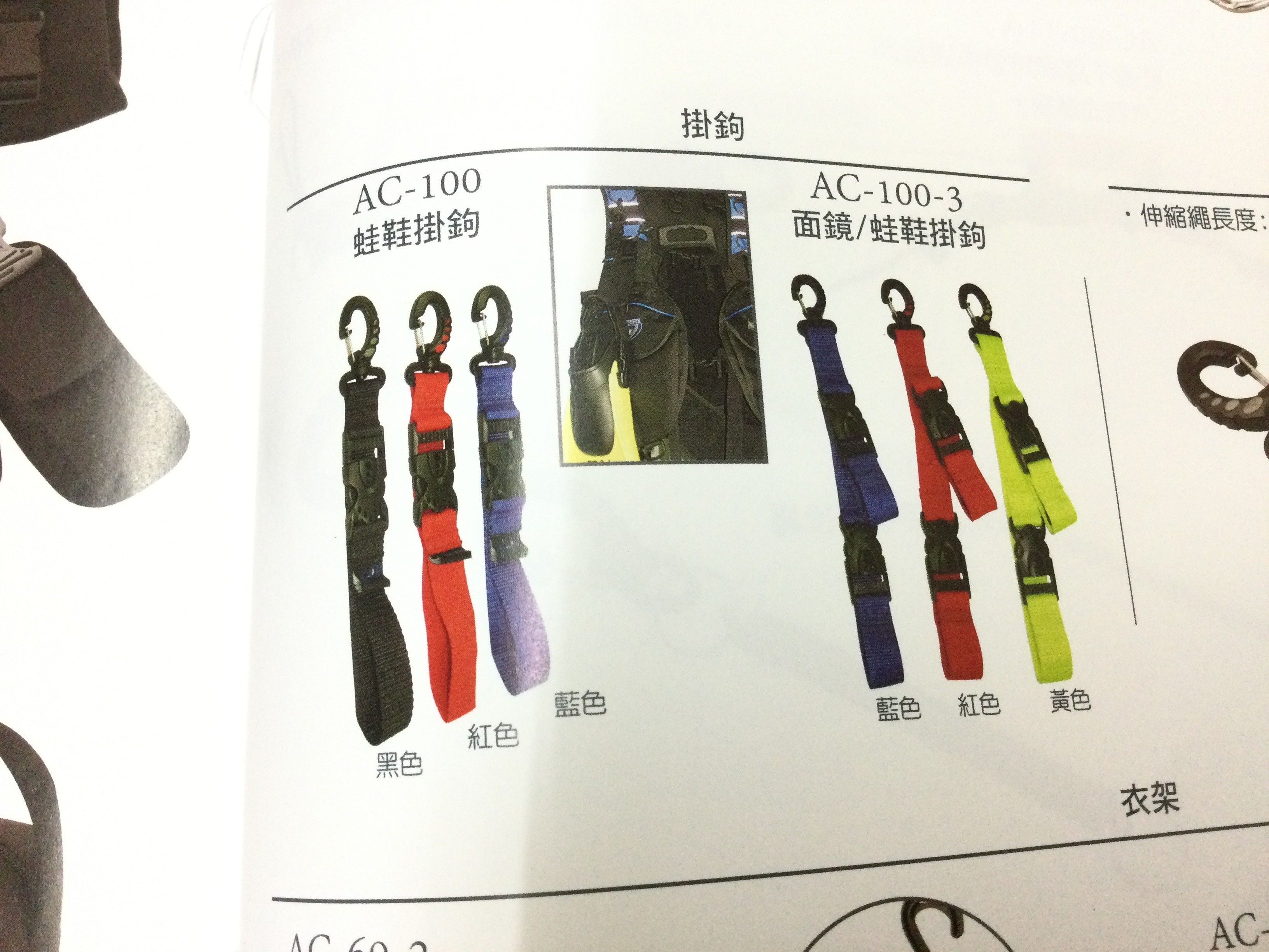 Problue-蛙鞋用掛鈎180 蛙鞋扣