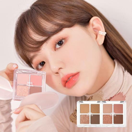 Milk Touch Be My First Eye Palette [Olive Young Special Set] - MY FIRST BROWN + MY FIRST ROSE