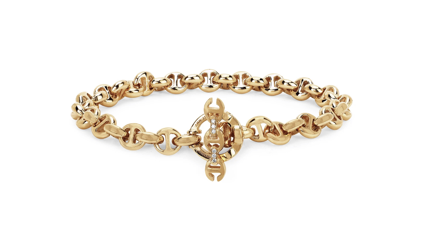 5MM Open-Link Bracelet, 18K Gold