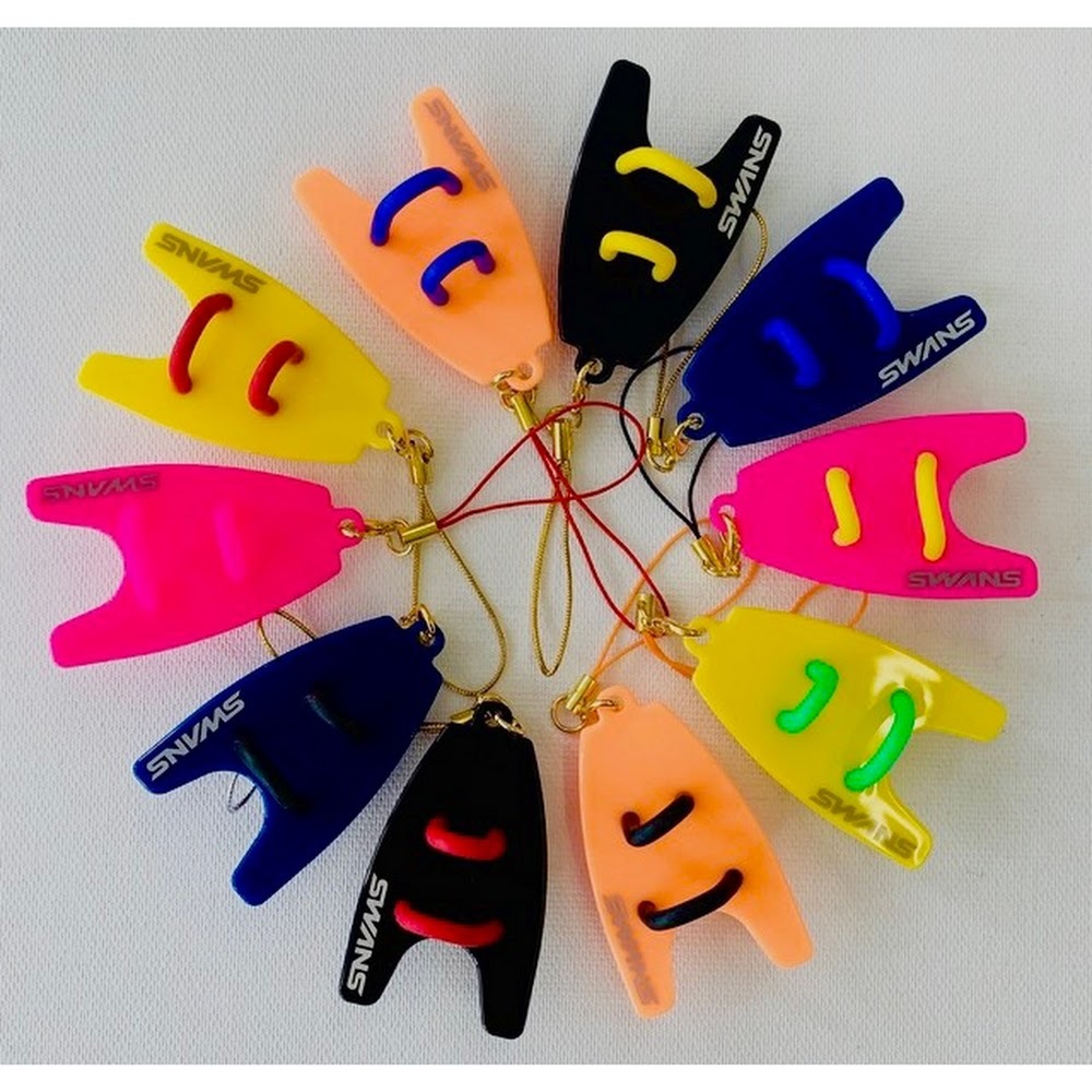 日本製 Swans Q版蛙掌匙扣