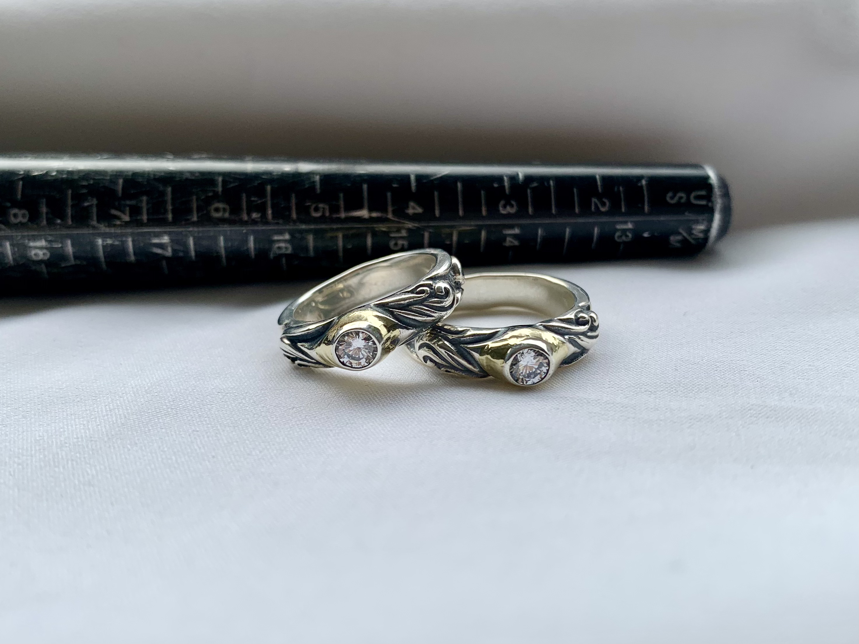 R441BWC 4MM 氧化鋯石戒指