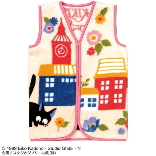 保暖背心 魔女宅急便 花朵和散步