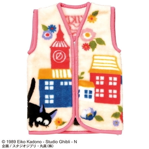 迷你保暖背心 魔女宅急便 花朵和散步