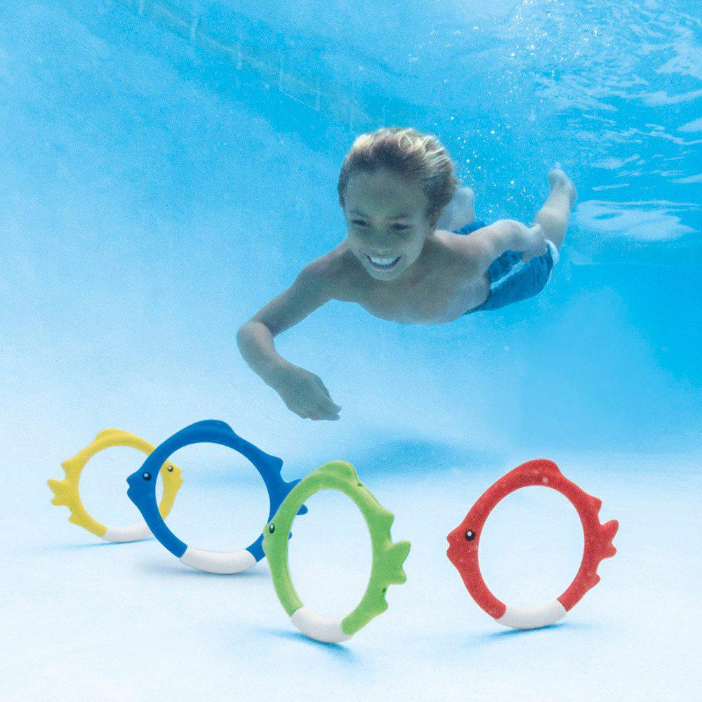 【兒童初學游泳適用】INTEX 沉水魚圈玩具套裝