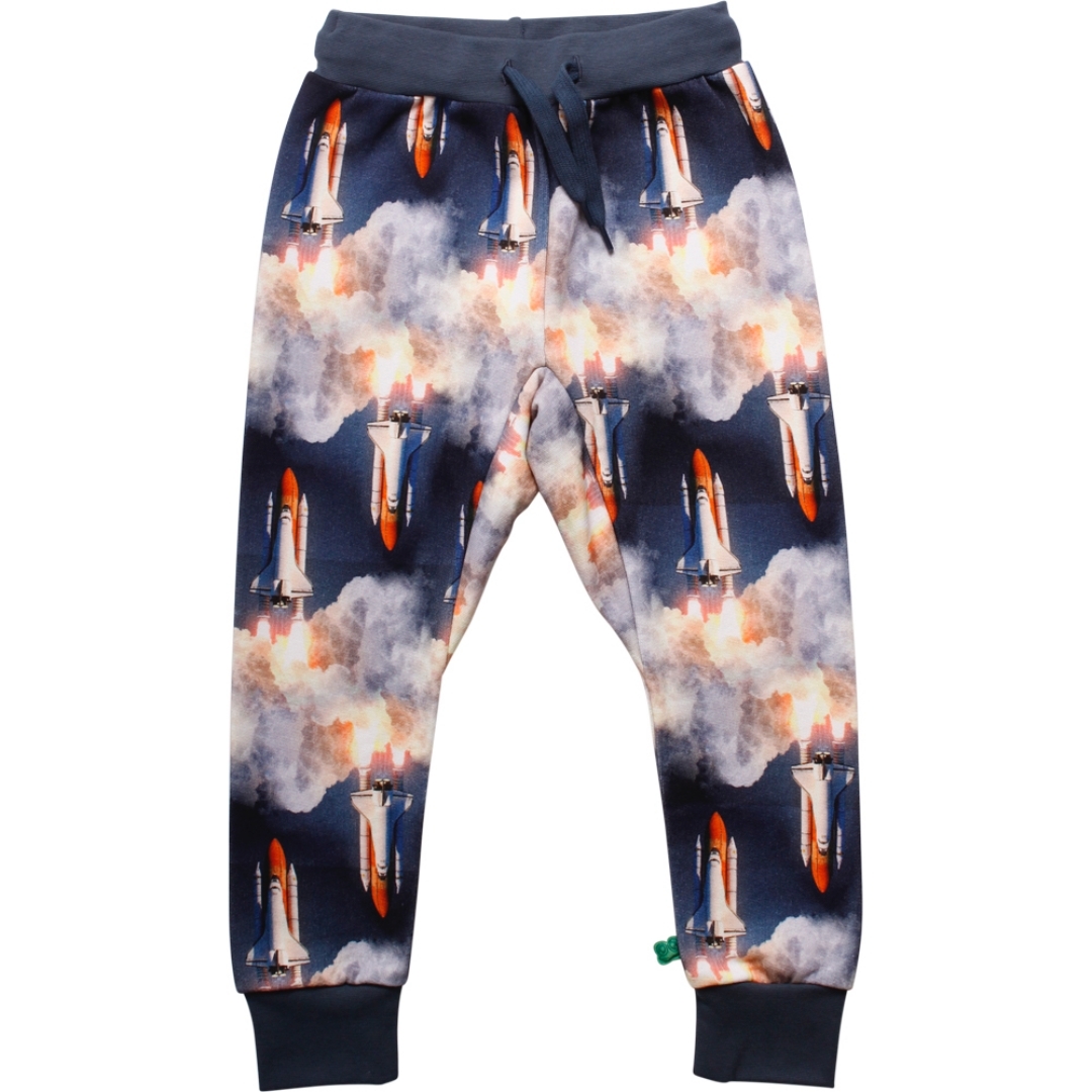 〖 Fred's World 〗深藍火箭沖天刷毛神燈褲