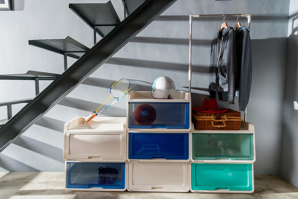 起立加衣+1 時光美學系列 直取式收納掛架組