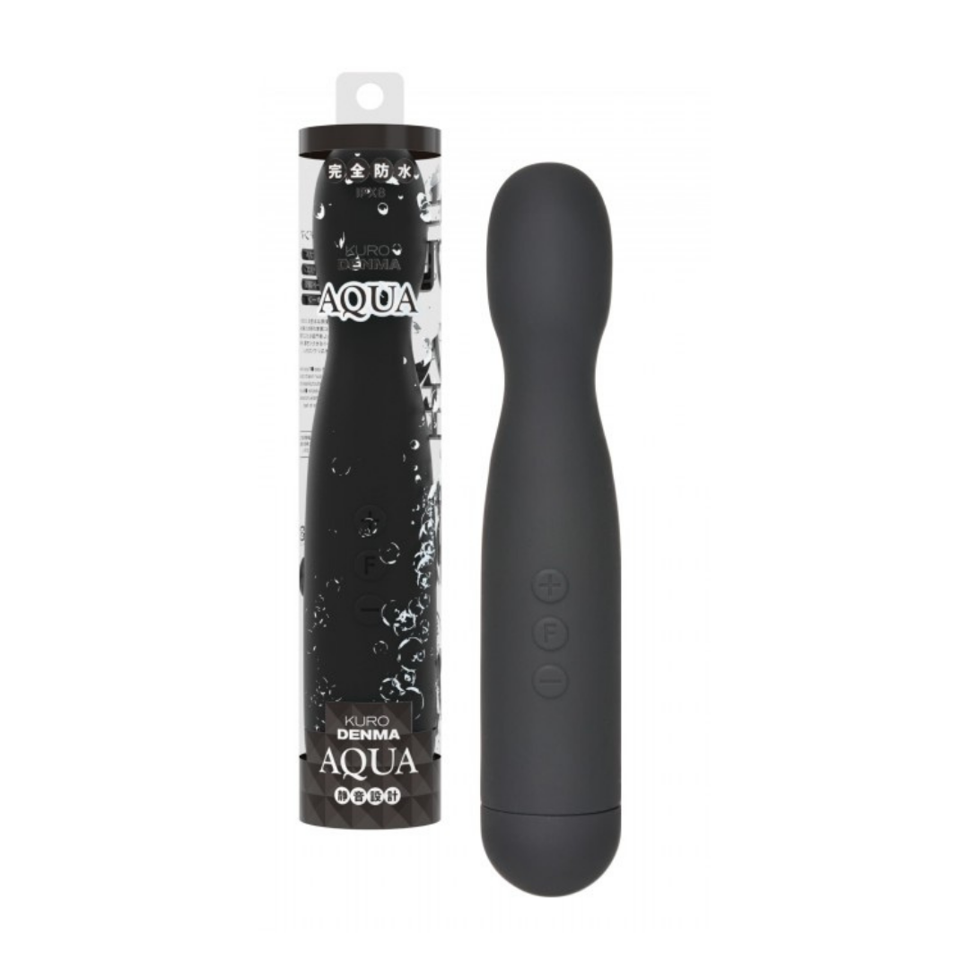 Kuro Denma Aqua 防水AV按摩棒 黑色