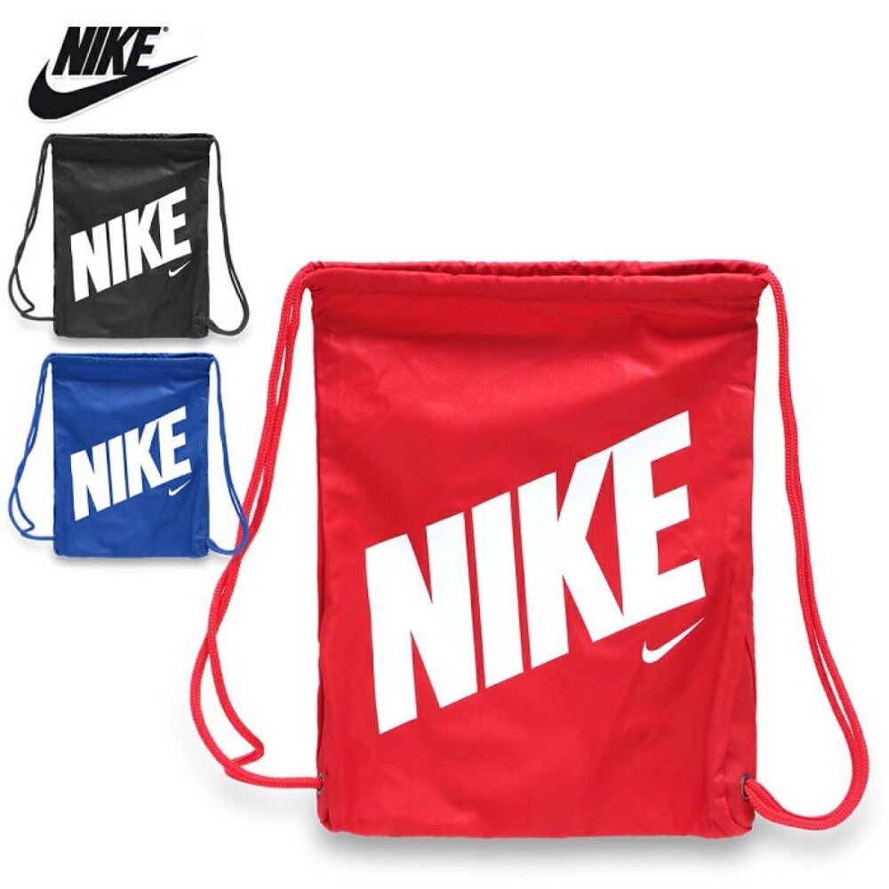 Red nike sale drawstring bag