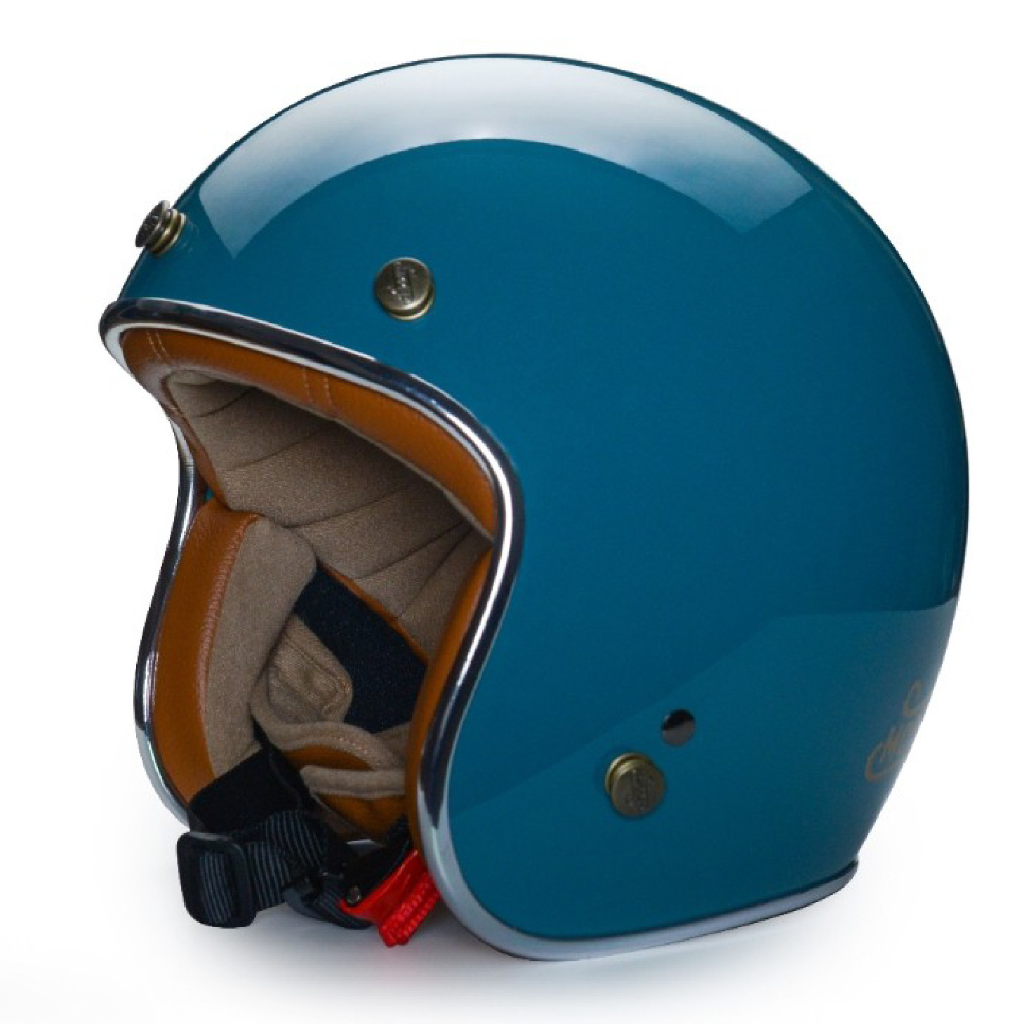 MODER MORENDI 素色 亮光水手藍 3/4罩 復古帽