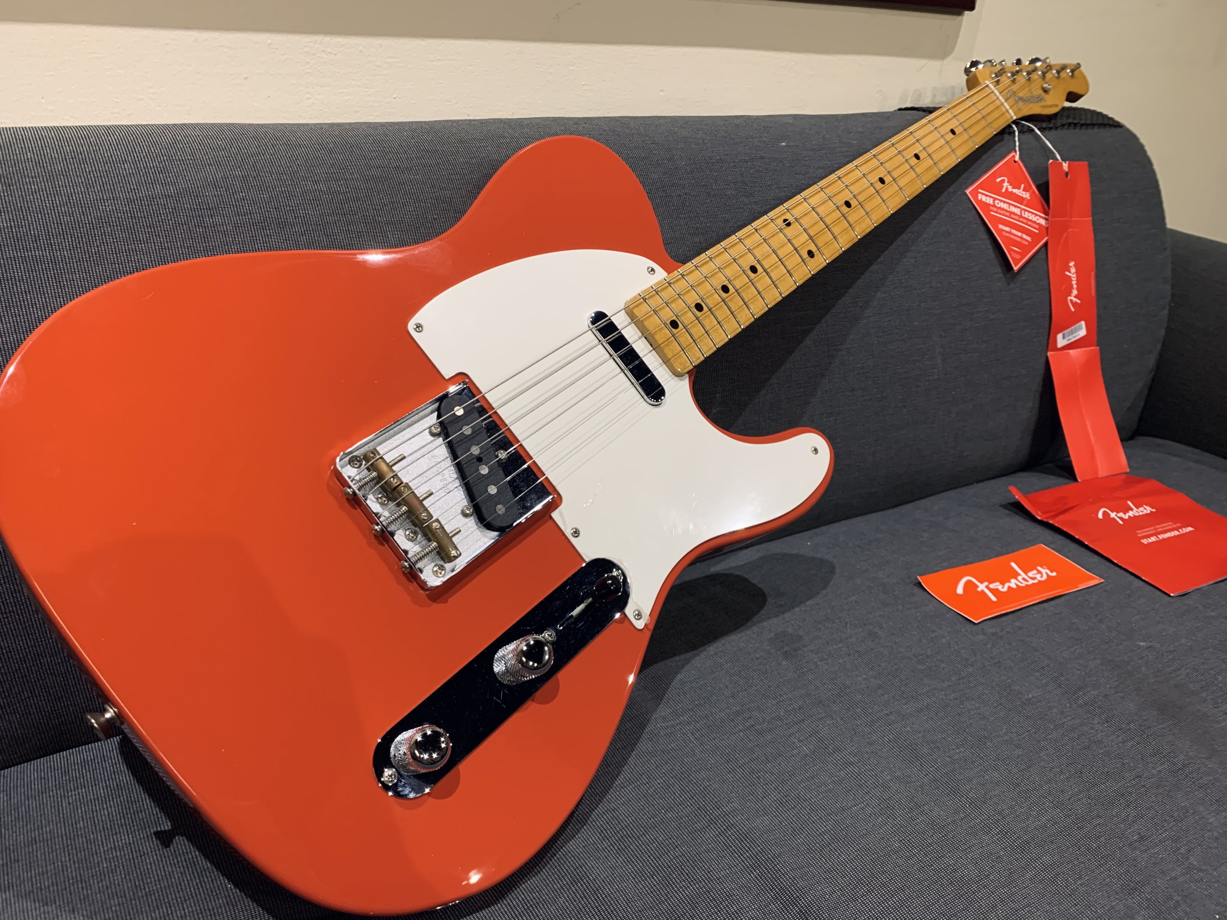 Fender Fender VINTERA 50S TELECASTER FRD 楓木指板 電吉他 墨廠 (附原廠琴袋) 第 3 張圖片｜三峽吉他 / Bass