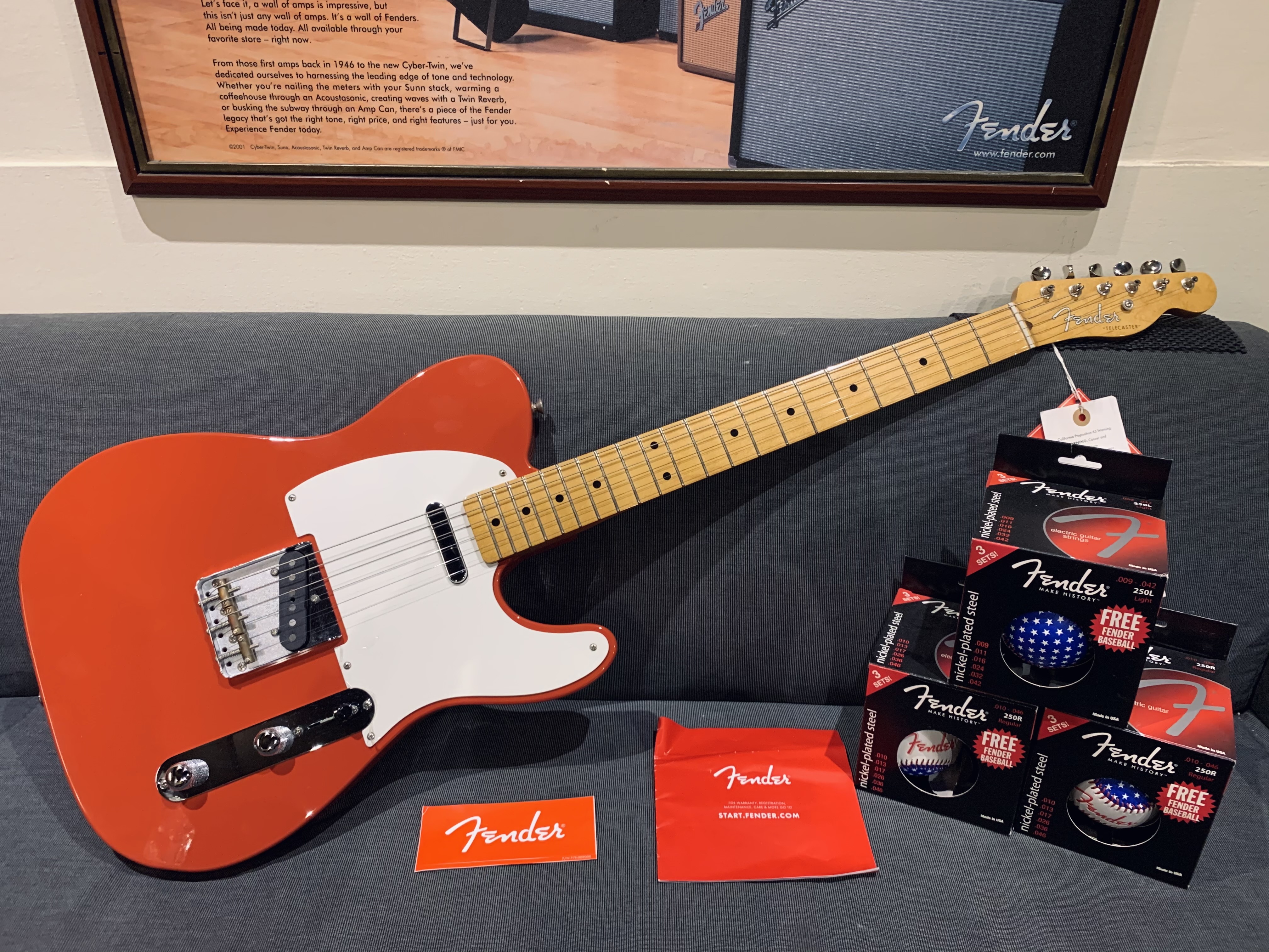 Fender VINTERA 50S TELECASTER FRD 楓木指板 電吉他 墨廠 (附原廠琴袋)