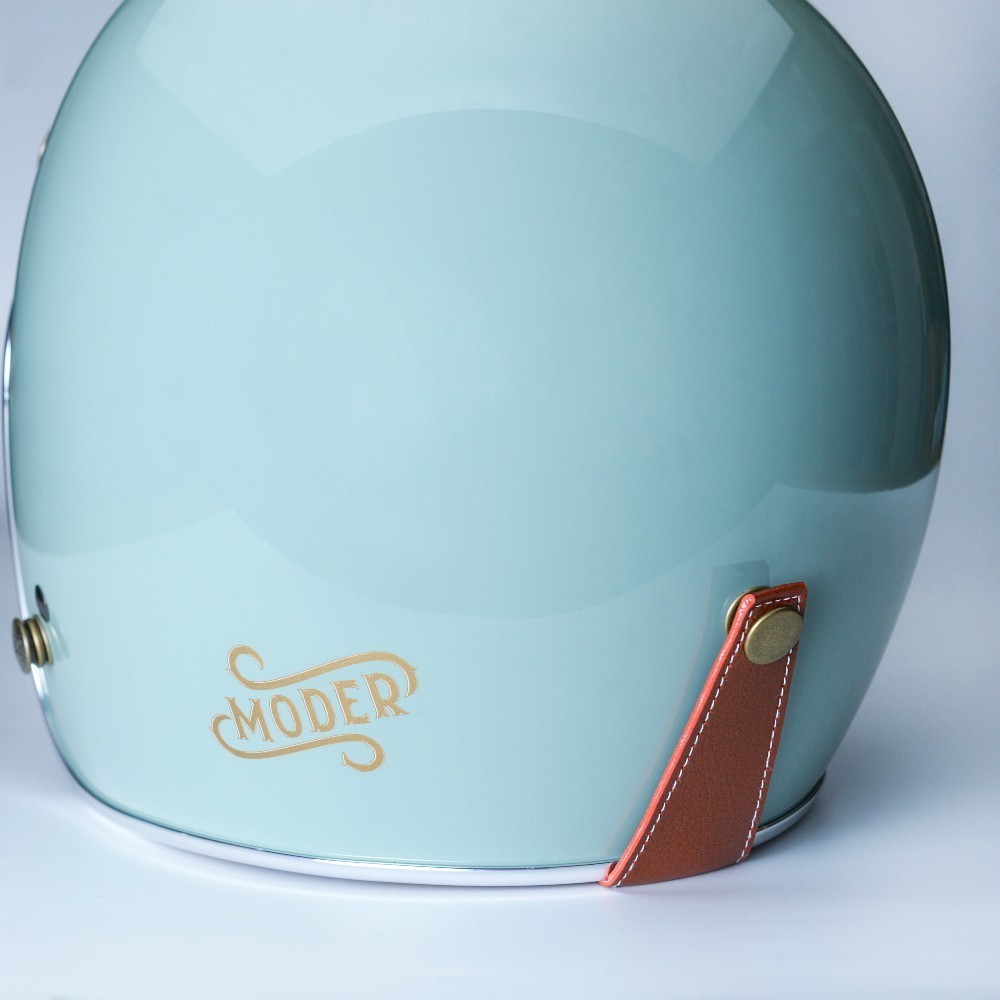 MODER MORENDI 素色 亮光灰漠綠 3/4罩 復古帽