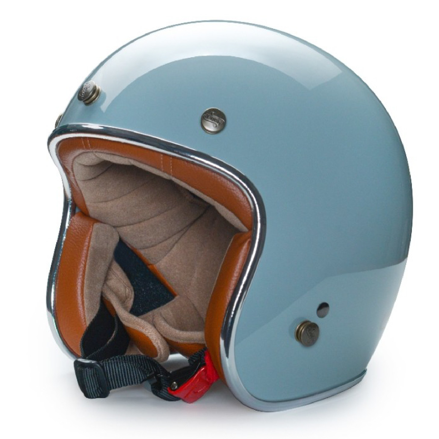 MODER MORENDI 素色 亮光淺灰綠 3/4罩 復古帽