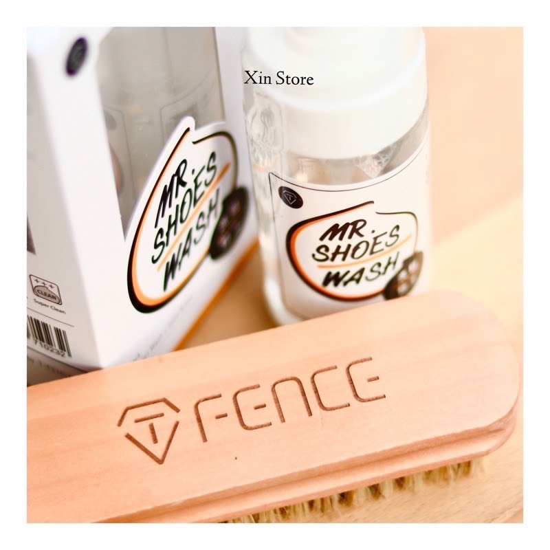T-FENCE Mr. Shoes Wash 防御工事 洗鞋特工 清潔保養 雙效 鬃毛刷 慕斯組