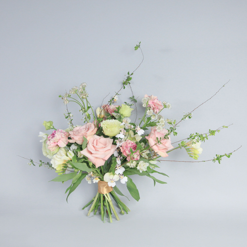 風中的精靈自然系捧花｜新娘捧花