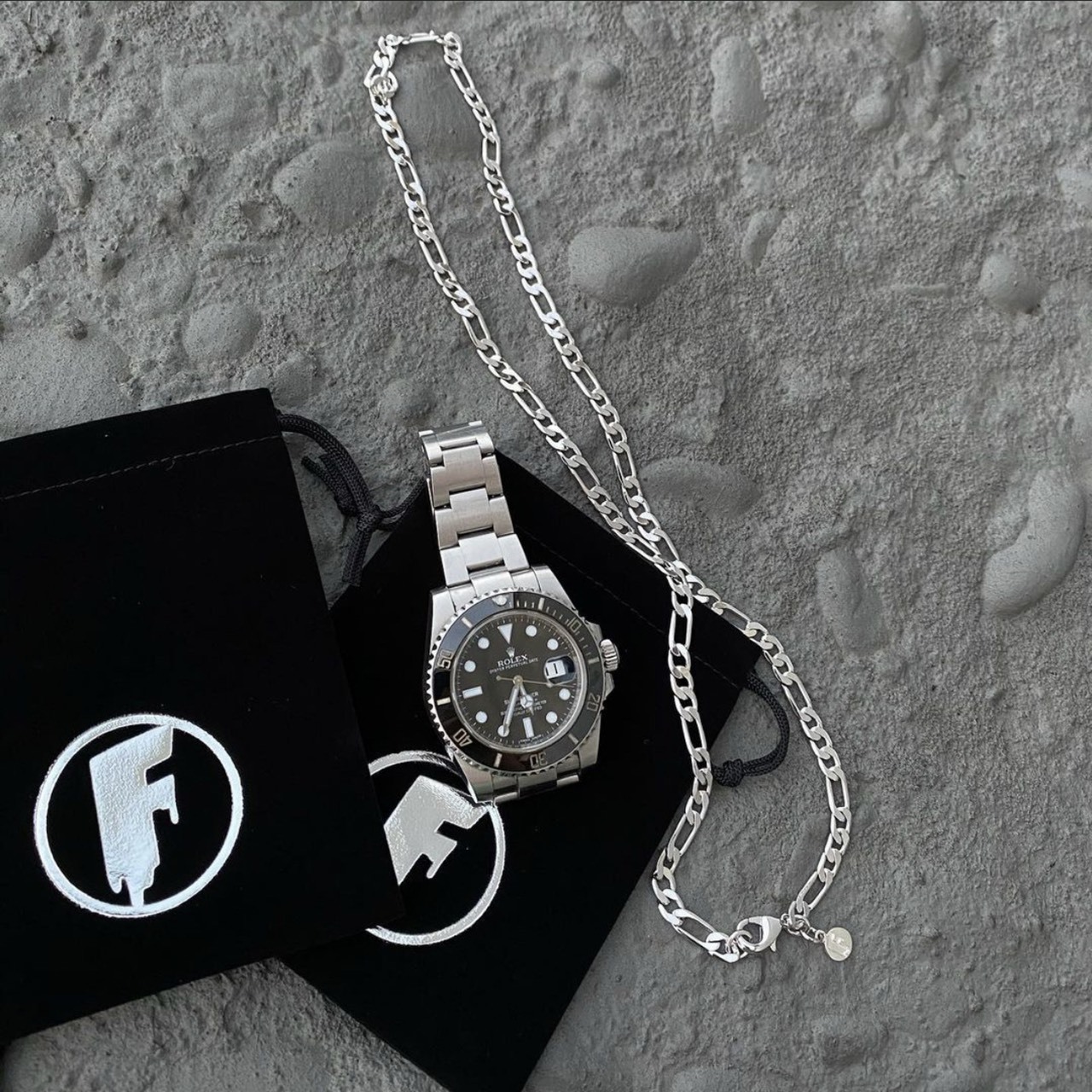 【現貨】The Flame TW Cuban Link Figaro Chain Snake Chain Rope Chain 925 純銀 項鍊 銀飾