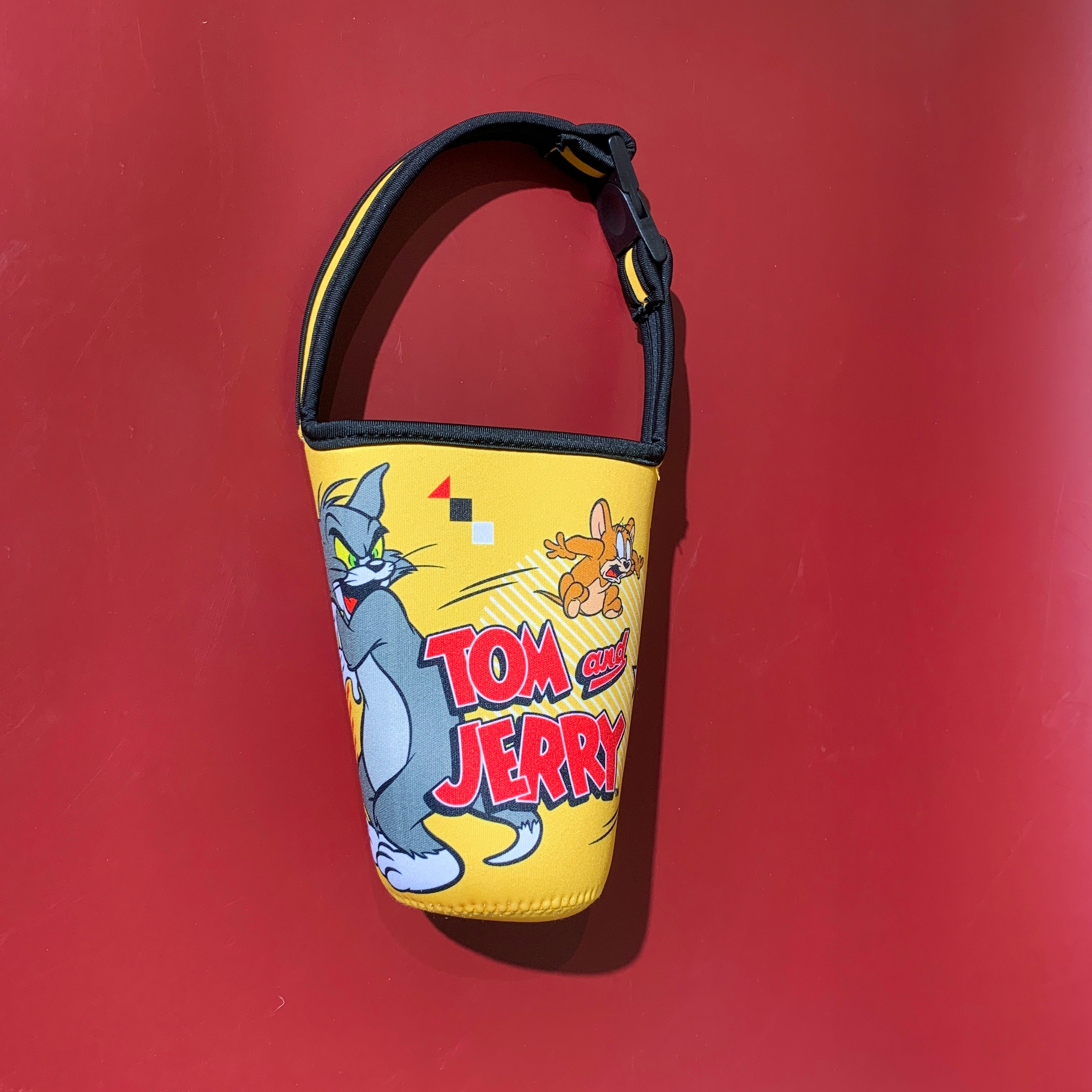 Tom and Jerry-防水杯套-鼠急跳牆-黃