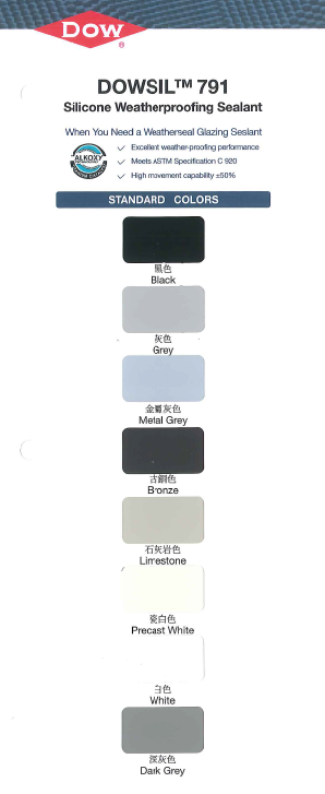 耐候密封膠 Dowsil 791