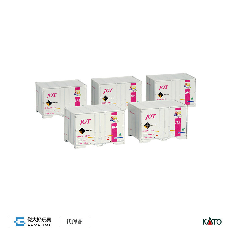 KATO 23-572 Type UR19A Container (Japan Oil Transportation/Pink Stripe) (5 Pieces)