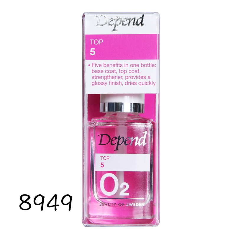 O2 專業護甲 5合1全效甲油 11ml #8949 D*