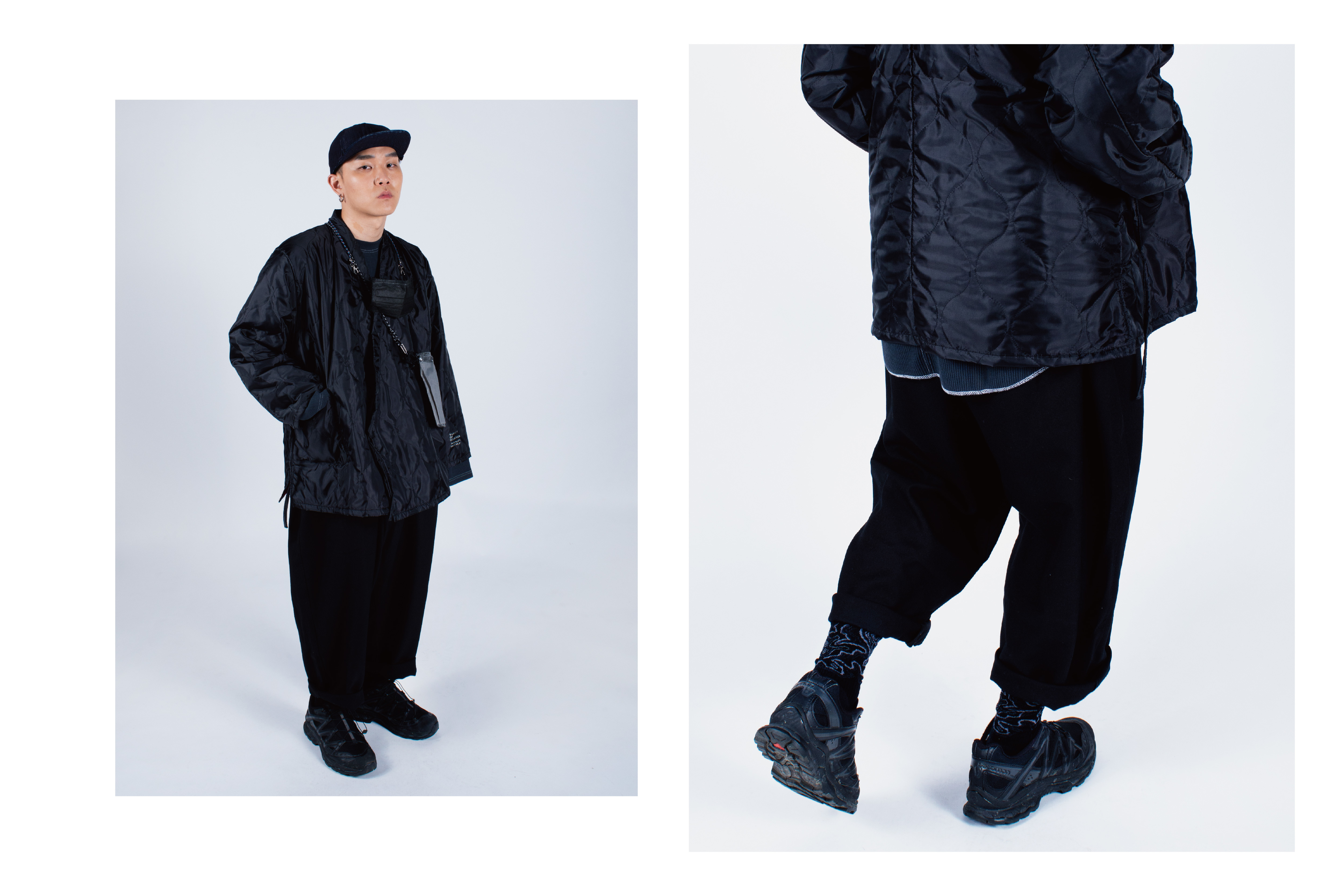 nozzle quiz x HANCHOR 合作系列美麗諾羊毛登山襪《Forest trail》