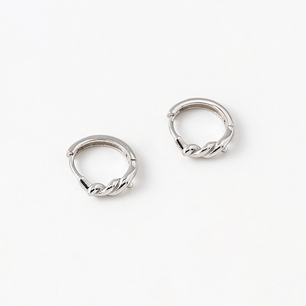 純銀 銀針 抗過敏 耳環