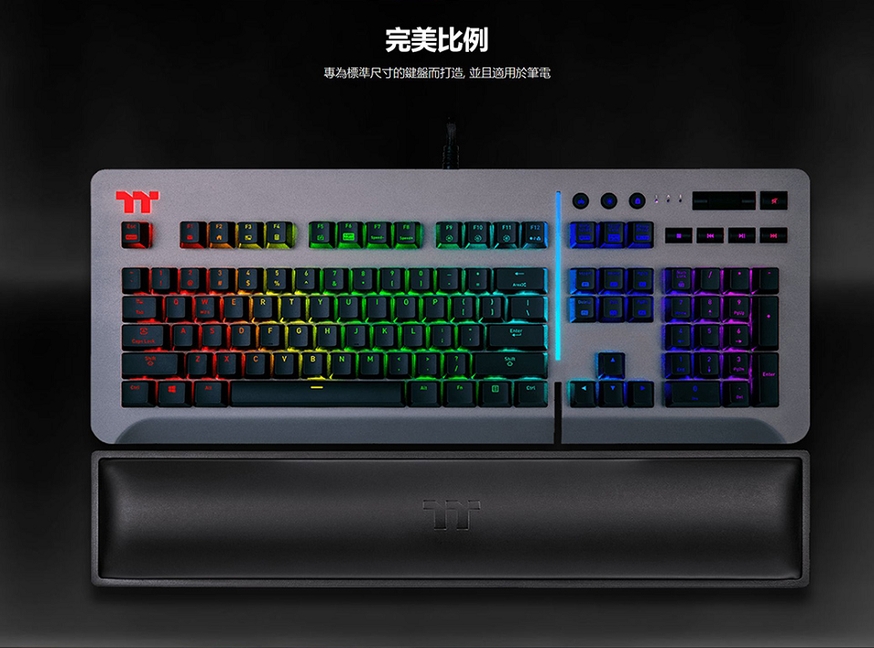 米特3C數位–TT Thermaltake曜越 WR1鍵盤扶手墊/GEA-WRO-WKRBLK-01