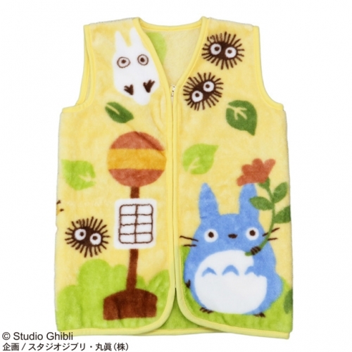 迷你保暖背心 龍貓 等待貓巴士