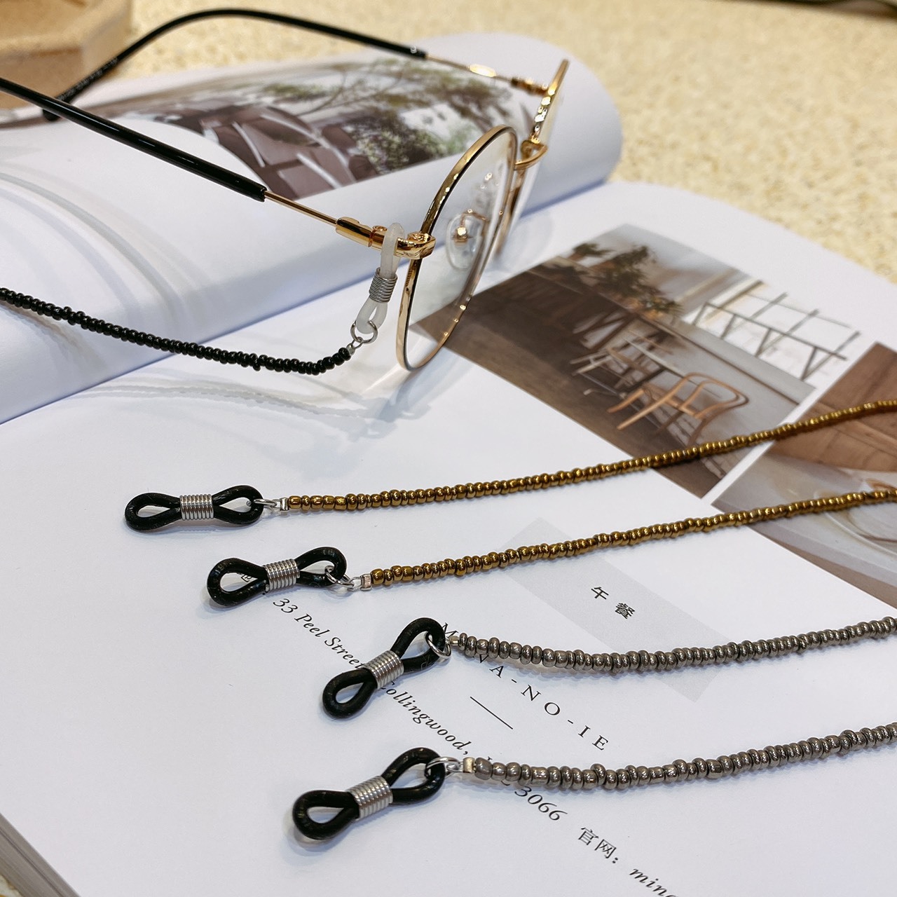 質感眼鏡鍊/三款
